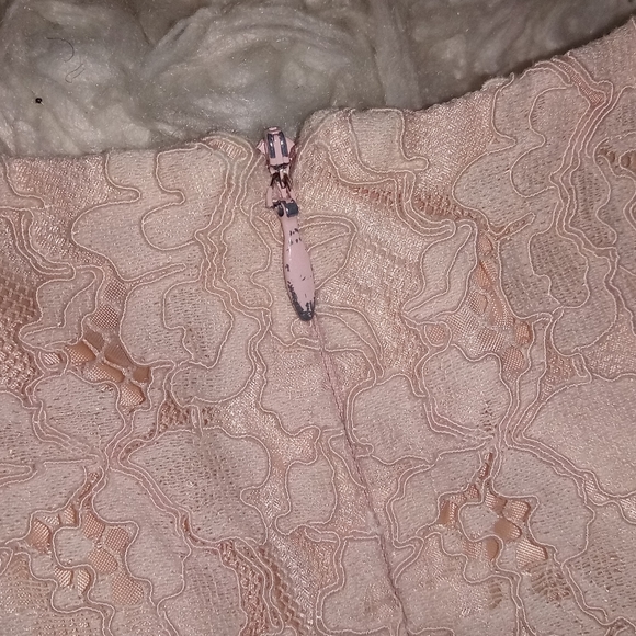 Shoshanna Valeria Lace Scalloped Eyelash Dress Size 2 - Picture 14 of 16